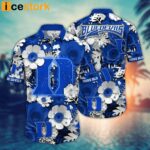 Duke Blue Devils NCAA2 Flower Hawaiian Shirt