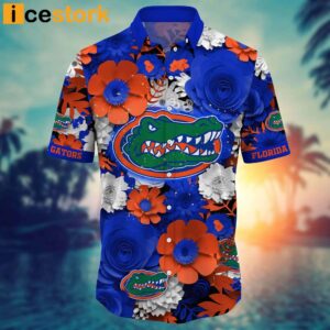 Florida Gators NCAA2 Flower Hawaiian Shirt