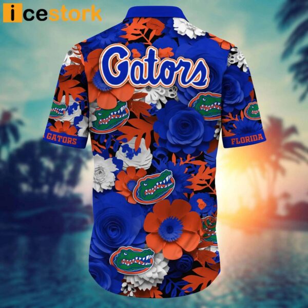 Florida Gators NCAA2 Flower Hawaiian Shirt