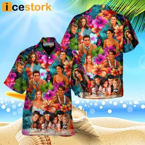 Friends Synthwave Tropical Summer Special Hawaiian Shirt