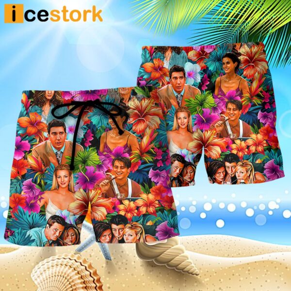 Friends Synthwave Tropical Summer Special Hawaiian Shirt
