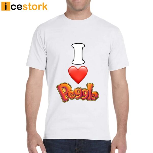 Gay Fetus I Love Peggle T-Shirt