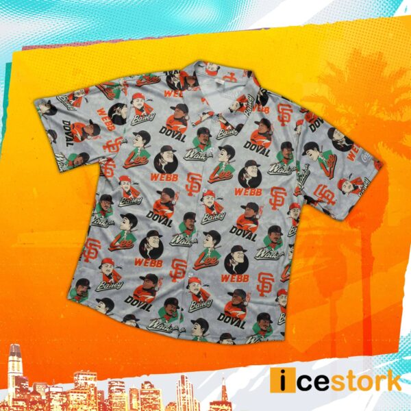 Giants Players Aloha Shirt Giveaway 2024