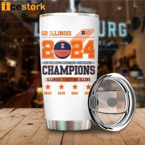 Go Illinois Big Ten Men's Basketball Tournament Champions Tumbler