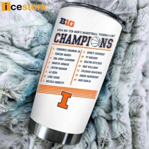 Go Illinois Big Ten Men's Basketball Tournament Champions Tumbler