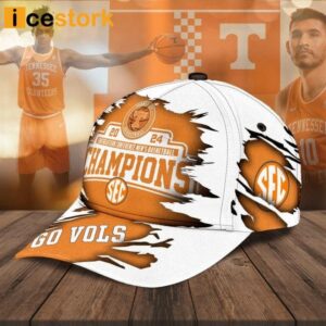 Go Vols Tennessee Southeastern Conference Men's Basketball Champions Cap