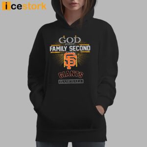 God First Family Second Then Giants Basketball Shirt