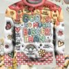 God Is So Much Bigger Than Art Print Pattern Casual Sweatshirt