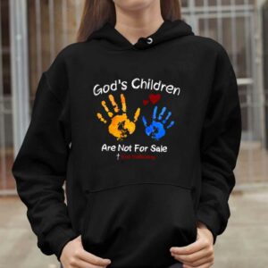 God'S Children Are Not For Sale Print Shirt