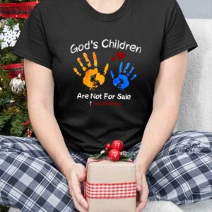 God'S Children Are Not For Sale Print Shirt