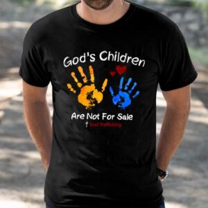 God'S Children Are Not For Sale Print Shirt