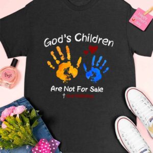 God'S Children Are Not For Sale Print Shirt