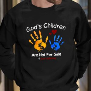 God'S Children Are Not For Sale Print Shirt