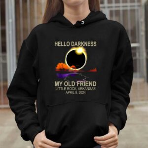 Hello Darkness My Old Friend Little Rock Arkansas April 8 2024 Shirt