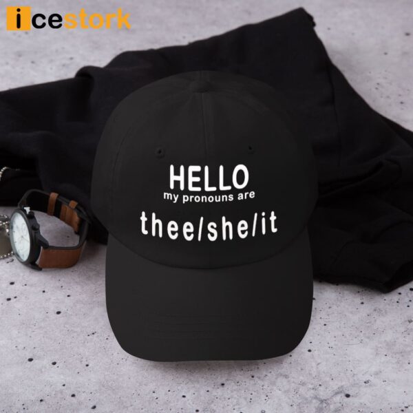 Hello My Pronouns Are Thee She It Hat
