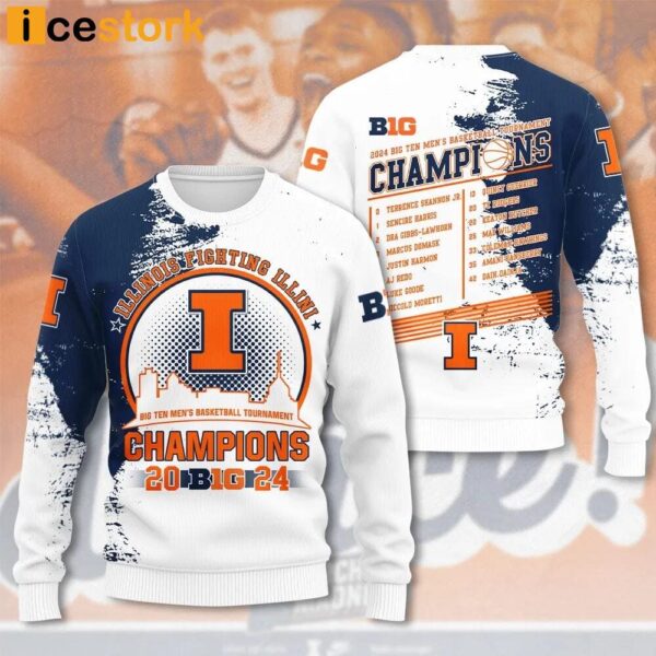 Illinois Big Ten Men’s Tournament Champions Shirt