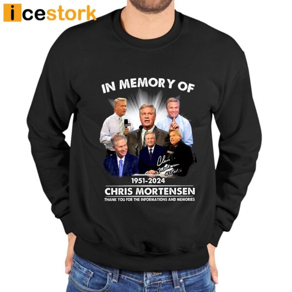 In The Memory Of Chris Mortensen Shirt