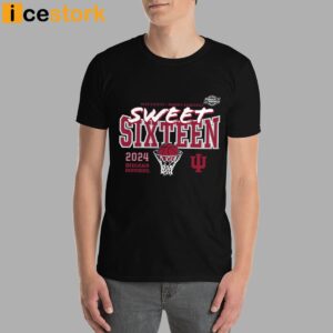 Indiana Hoosiers 2024 Ncaa Tournament March Madness Sweet 16 Fast Break Shirt