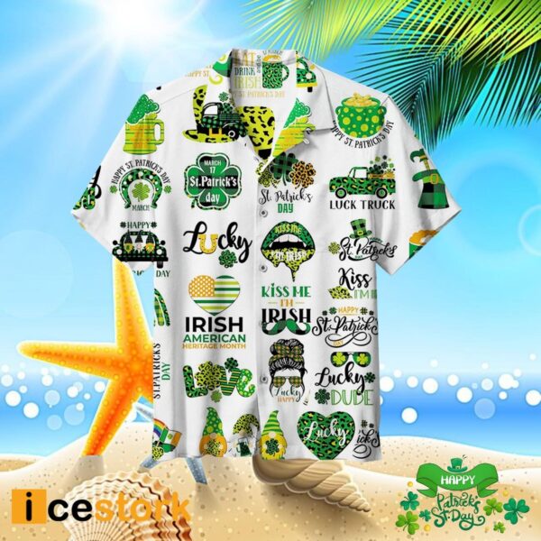 Irish American Heritage Month St Patrick’s Day Hawaiian Shirt