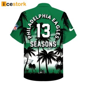 Jason Kelce 13 Seasons As An Eagle Hawaiian Shirt