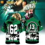 Jason Kelce 13 Seasons As An Eagle Hawaiian Shirt