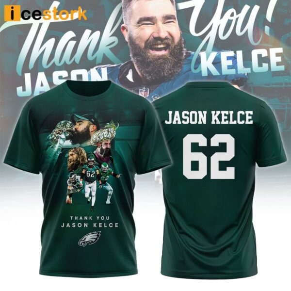 Jason Kelce 62 Thank You Jason Kelce Hoodie