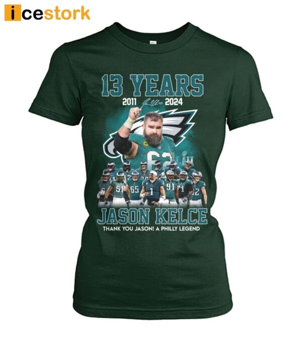 Jason Kelce Thank You Jason A Philly Legend Shirt