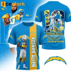 Keenan Allen LA Chargers Thank You For The Memories Shirt