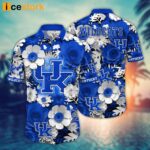 Kentucky Wildcats NCAA2 Flower Hawaiian Shirt