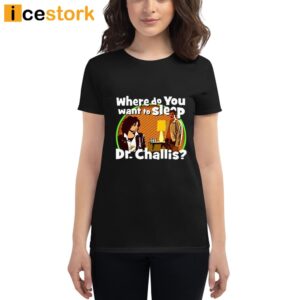 Kinky Horror Where Do You Want To Sleep Dr Challis Shirt