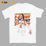 Knicks Jalen Brunson 11 Hand Sign Three Point Vector Shirt