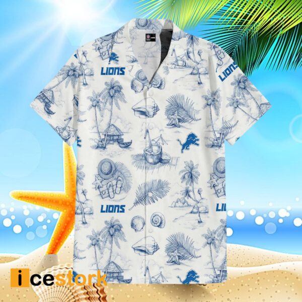 Lions Sunny Beach Hawaiian Shirt