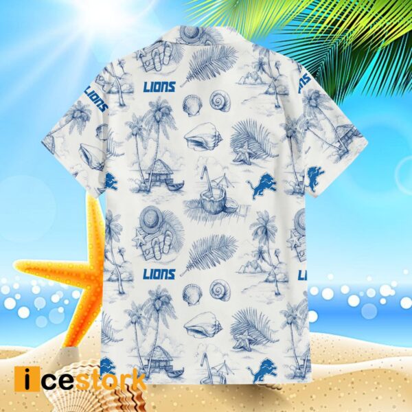 Lions Sunny Beach Hawaiian Shirt