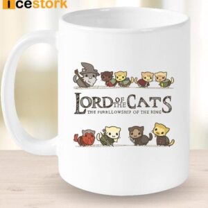 Lord Of The Cats The Furrllowship Of The Ring Mug