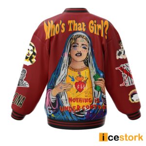 Madona Who's That Girl Nothing Is Under Control Baseball Jacket