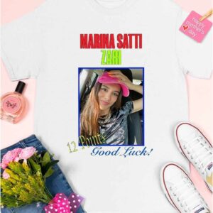 Marina Satti Zari 12 Points Good Luck Shirt