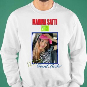 Marina Satti Zari 12 Points Good Luck Shirt