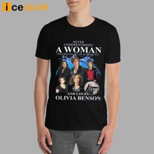 Never Underestimate A Woman Who Is A Fan Of Law And Order Svu And Loves Olivia Benson Shirt 4