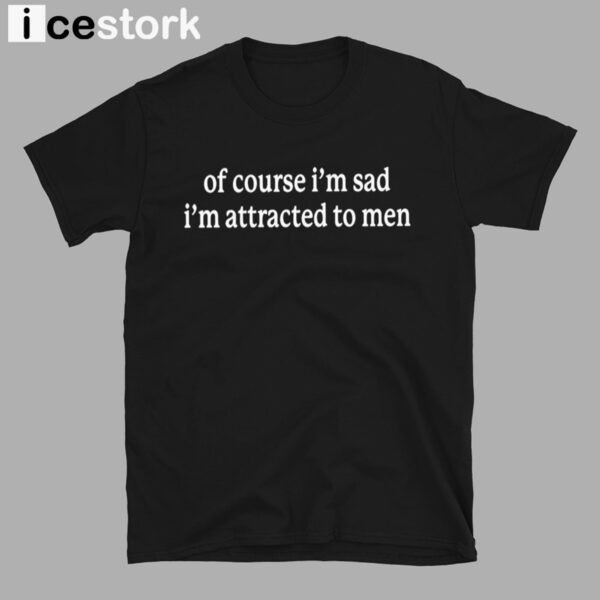 Of Course I’m Sad I’m Attracted To Men T-shirt