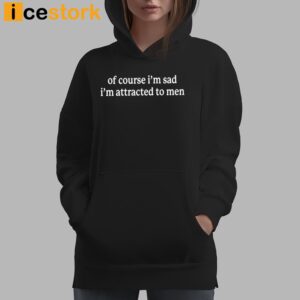 Of Course I'm Sad I'm Attracted To Men T shirt