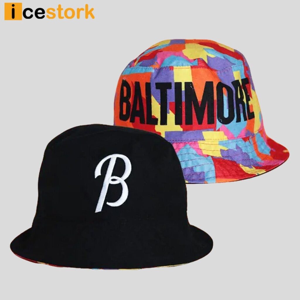 Orioles City Connect Reversible Floppy Bucket Hat 2024 Giveaways Icestork