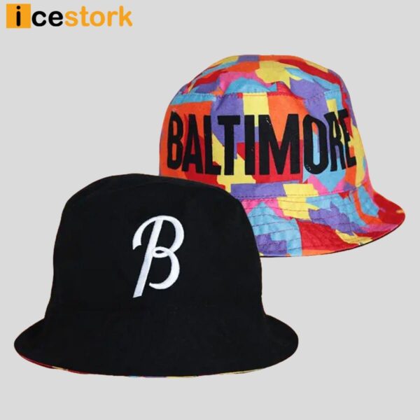 Orioles City Connect Reversible Floppy Bucket Hat 2024 Giveaways