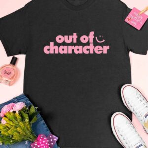 Out Of Character Gender Reveal Shirt