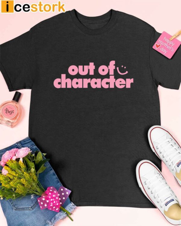Out Of Character Gender Reveal Shirt