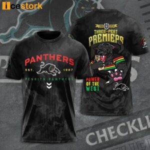 Panthers Three Peat Premiers Shirt