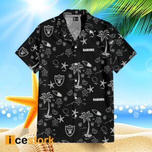 Raiders Tropicana Hawaiian Shirt