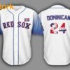 Red Sox Dominican Republic Celebration Jersey 2024 Giveaways