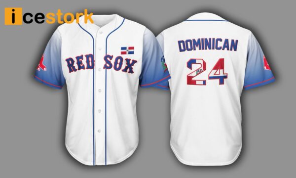 Red Sox Dominican Republic Celebration Jersey 2024 Giveaways