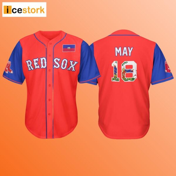 Red Sox Haitian Celebration Jersey 2024 Giveaways