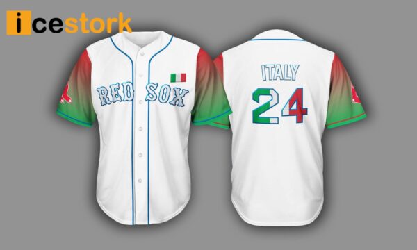 Red Sox Italian Celebration Jersey 2024 Giveaways